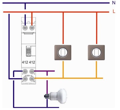 Aansluitschema Legrand