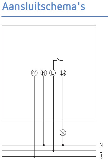 Theben Aansluitschema